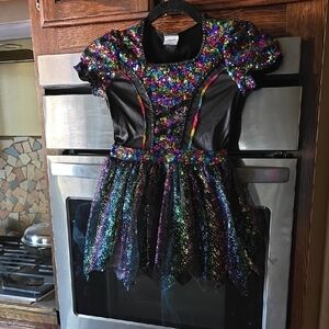 Spirit Black and Multicolor Kids Costume Dress